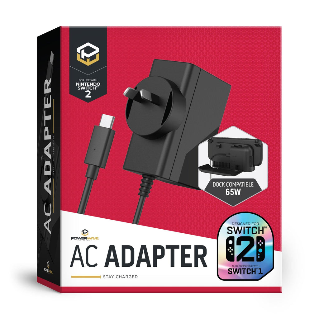 Powerwave AC Adapter for Nintendo Switch 2